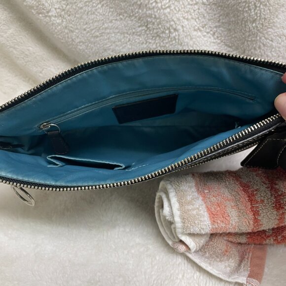 2 for 1!  Coach Chelsea Collection Crossbody w/Matching Wallet Grey/Black F17120 - Picture 4 of 15